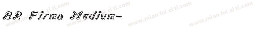 BR Firma Medium字体转换